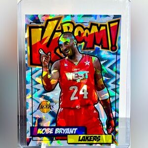 2025 Rare Kobe Bryant Cracked Ice Holographic Custom Kobe All Star Card Lakers